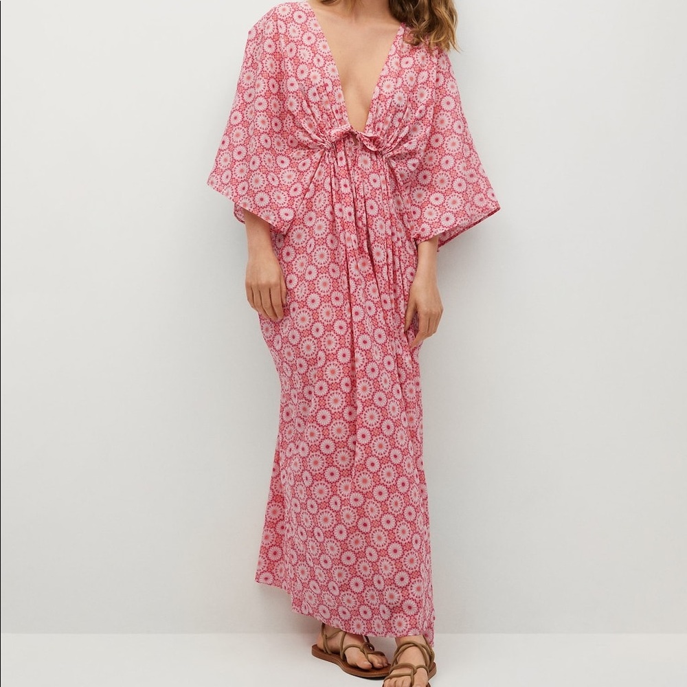 CHUFY X MANGO Printed maxi dress